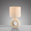 Leuchten Direkt CARARA Tischleuchte LED Beige, 1-flammig