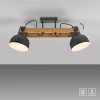 Leuchten Direkt CUP 2.0 Deckenleuchte LED Braun, Schwarz, 2-flammig