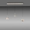 Paul Neuhaus Q-Rotate Pendelleuchte LED Silber, 3-flammig, Fernbedienung