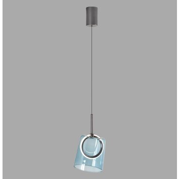 Paul Neuhaus Zula Pendelleuchte LED Braun, 1-flammig