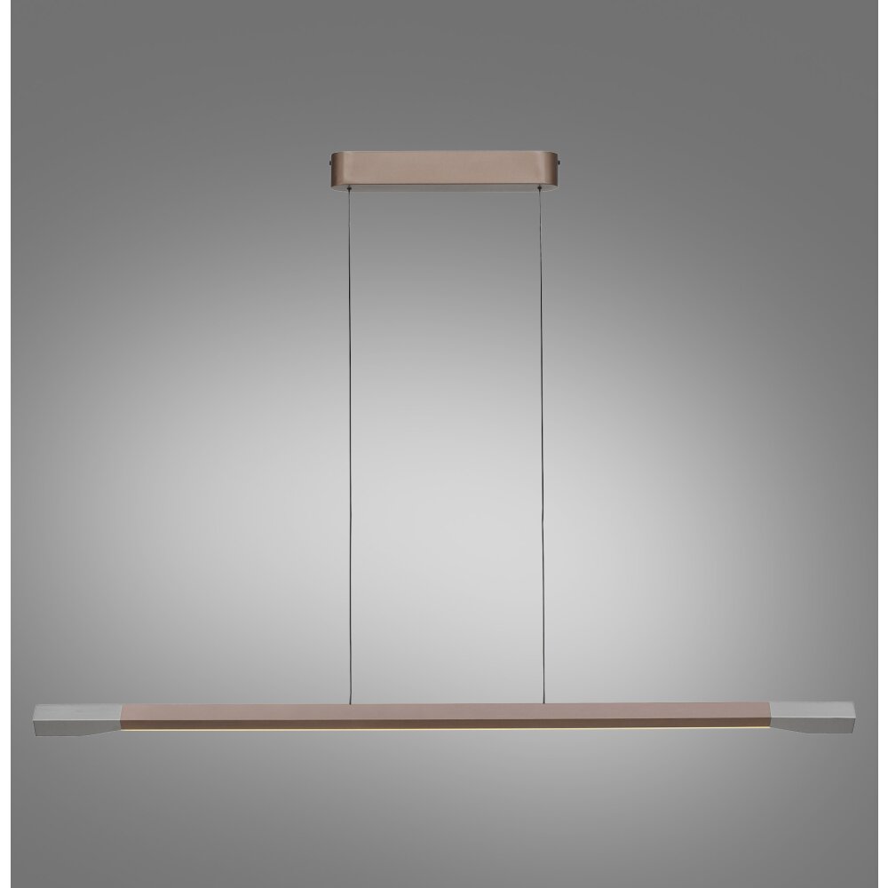 Paul Neuhaus Hoop Pendelleuchte LED Braun, Silber, 1-flammig main product photo