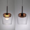 Paul Neuhaus Q-Kon Pendelleuchte LED Braun, 1-flammig, Fernbedienung