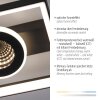 Paul Neuhaus Traforo Deckenleuchte LED Schwarz, 1-flammig, Fernbedienung