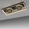 Paul Neuhaus Traforo Deckenleuchte LED Schwarz, 1-flammig, Fernbedienung