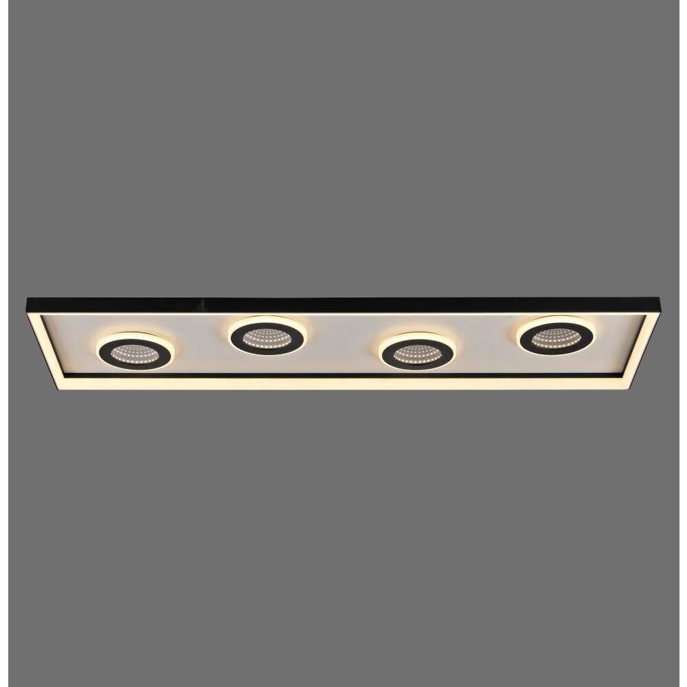 Paul Neuhaus Dune Deckenleuchte LED Schwarz, 1-flammig, Fernbedienung main product photo