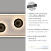 Paul Neuhaus Dune Deckenleuchte LED Schwarz, 1-flammig, Fernbedienung
