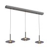 Paul Neuhaus PURE Vitrum Pendelleuchte LED Grau, 6-flammig