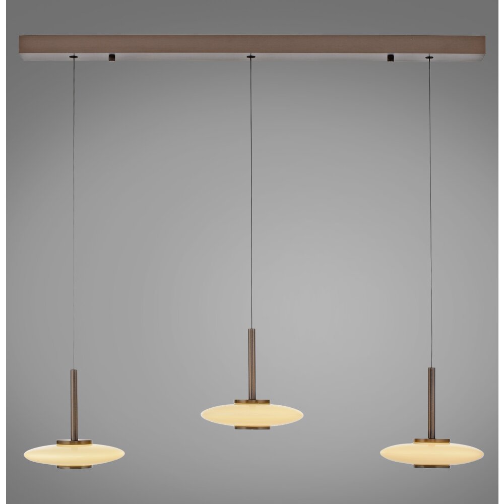 Paul Neuhaus PURE Vitrum Pendelleuchte LED Braun, 6-flammig main product photo