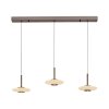 Paul Neuhaus PURE Vitrum Pendelleuchte LED Braun, 6-flammig