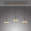 Paul Neuhaus PURE Vitrum Pendelleuchte LED Braun, 6-flammig