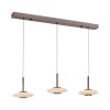 Paul Neuhaus PURE Vitrum Pendelleuchte LED Braun, 6-flammig