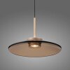 Paul Neuhaus PURE E-Moon Pendelleuchte LED Bronze, 2-flammig, Fernbedienung