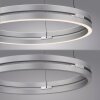 Paul Neuhaus PURE E-Loop Pendelleuchte LED Silber, 2-flammig, Fernbedienung
