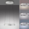 Paul Neuhaus PURE E-Clipse Pendelleuchte LED Silber, 2-flammig, Fernbedienung