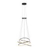 Paul Neuhaus PURE E-Flying Rings Pendelleuchte LED Grau, 1-flammig, Fernbedienung
