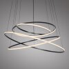 Paul Neuhaus PURE E-Flying Rings Pendelleuchte LED Grau, 1-flammig, Fernbedienung