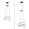 Paul Neuhaus PURE E-Flying Rings Pendelleuchte LED Grau, 1-flammig, Fernbedienung