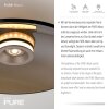 Paul Neuhaus PURE Moon Deckenleuchte LED Bronze, 2-flammig