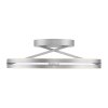 Paul Neuhaus PURE Loop Deckenleuchte LED Silber, 2-flammig, Fernbedienung