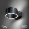 Paul Neuhaus PURE Clipse Wandleuchte LED Grau, 2-flammig