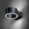 Paul Neuhaus PURE Clipse Wandleuchte LED Grau, 2-flammig