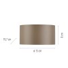Paul Neuhaus PURE Clipse Wandleuchte LED Bronze, 2-flammig