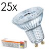 LED GU10 25er Set 4,3 Watt 2700 Kelvin 350 Lumen