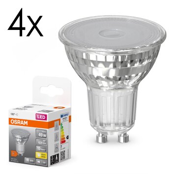 LED GU10 4er Set 6,5 Watt 2700 Kelvin 620 Lumen LED GU10 4er Set 6,5 Watt 2700 Kelvin 620 Lumen