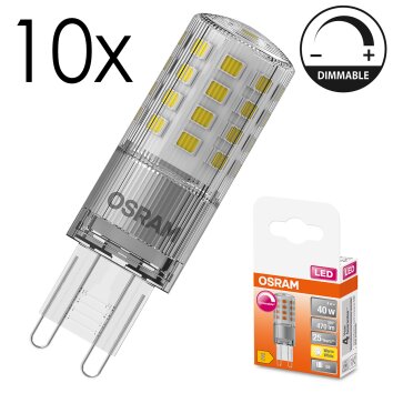 LED G9 10er Set 4 Watt 2700 Kelvin 470 Lumen LED G9 10er Set 4 Watt 2700 Kelvin 470 Lumen