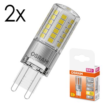 LED G9 2er Set 4,8 Watt 2700 Kelvin 600 Lumen LED G9 2er Set 4,8 Watt 2700 Kelvin 600 Lumen