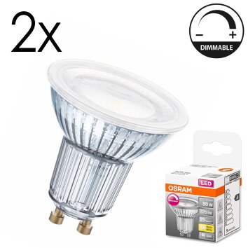 LED GU10 2er Set 7,9 Watt 2700 Kelvin 650 Lumen