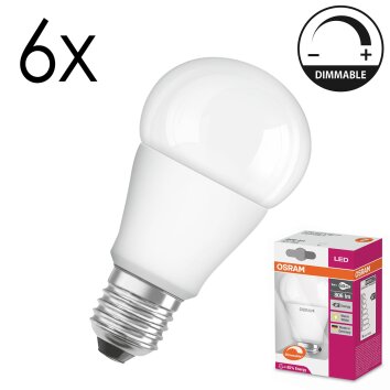 LED E27 6er Set 9 Watt 2700 Kelvin 806 Lumen