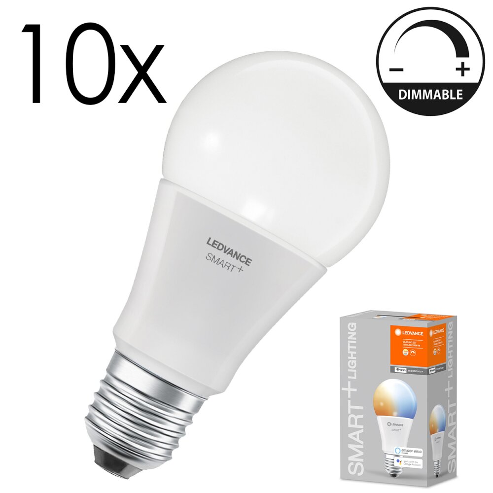 LED E27 10er Set 9 Watt 6500 Kelvin 806 Lumen main product photo