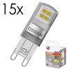 LED G9 15er Set 1,9 Watt 2700 Kelvin 200 Lumen