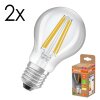 LED E27 2er Set 5 Watt 3000 Kelvin 1055 Lumen