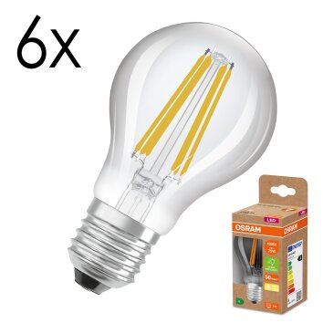 LED E27 6er Set 5 Watt 3000 Kelvin 1055 Lumen