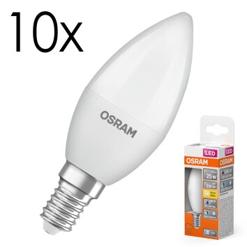 LED E14 10er Set 2,8 Watt 2700 Kelvin 245 Lumen LED E14 10er Set 2,8 Watt 2700 Kelvin 245 Lumen