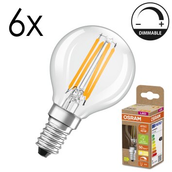 LED E14 6er Set 2,9 Watt 2700 Kelvin 470 Lumen LED E14 6er Set 2,9 Watt 2700 Kelvin 470 Lumen