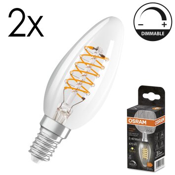 LED E14 2er Set 4,8 Watt 2700 Kelvin 470 Lumen LED E14 2er Set 4,8 Watt 2700 Kelvin 470 Lumen