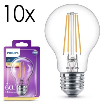 LED E27 10er Set 7 Watt 2700 Kelvin 806 Lumen