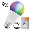 LED E27 9er Set 9 Watt 6500 Kelvin 806 Lumen