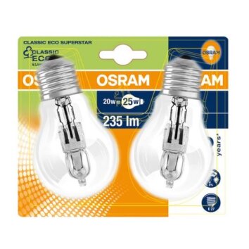 OSRAM 2er Set E27 20W 2700 Kelvin 235 Lumen