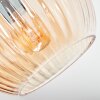 Koyoto Deckenleuchte Glas 15 cm Bernsteinfarben, 7-flammig