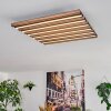 Tandragee Deckenpanel LED Holzoptik, Schwarz, 1-flammig