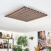 Tandragee Deckenpanel LED Holzoptik, Schwarz, 1-flammig
