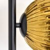 Koyoto Stehleuchte Glas 15 cm Gold, Klar, 3-flammig