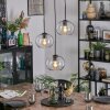 Apedo Hängeleuchte Glas 20 cm Klar, 3-flammig