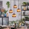 Koyoto Hängeleuchte Glas 15 cm Kupferfarben, 4-flammig