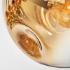Ripoll Deckenleuchte Glas 15 cm Gold, Klar, 7-flammig