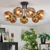 Ripoll Deckenleuchte Glas 15 cm Gold, Klar, 7-flammig